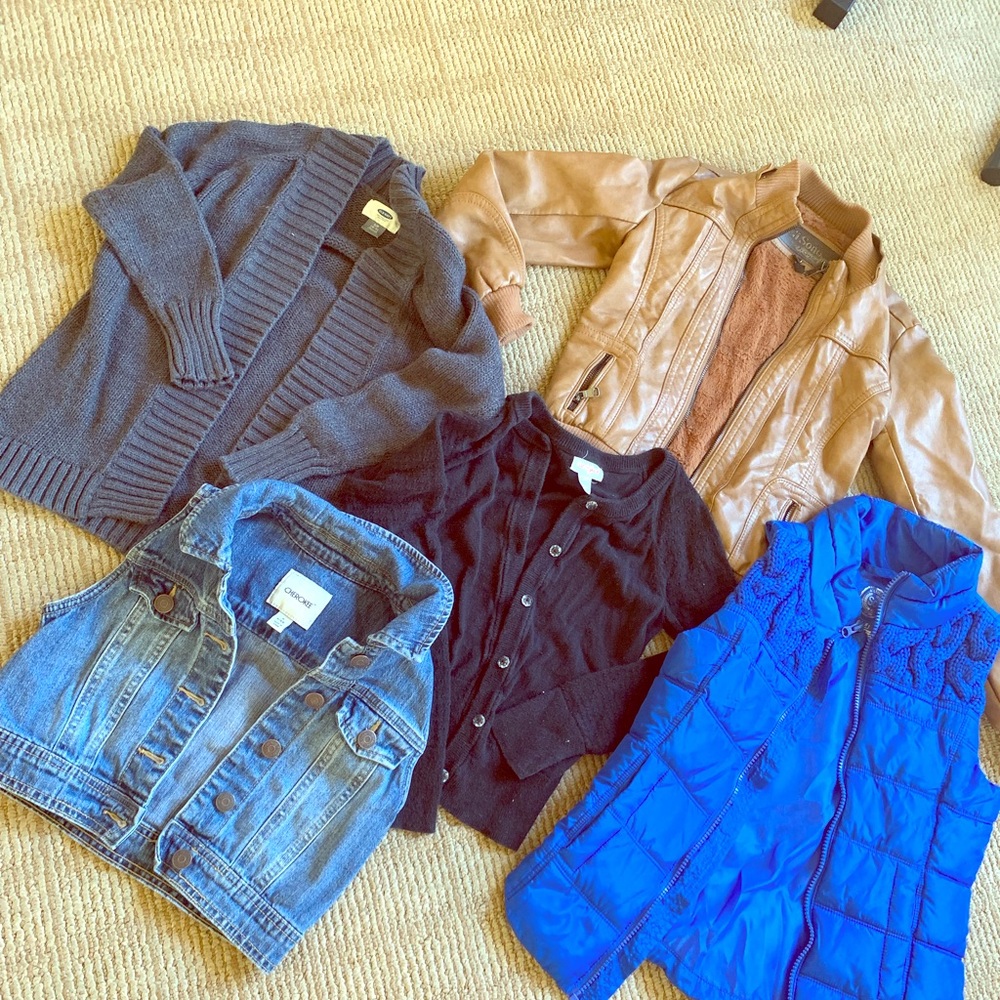 Girls jackets Size 6-8